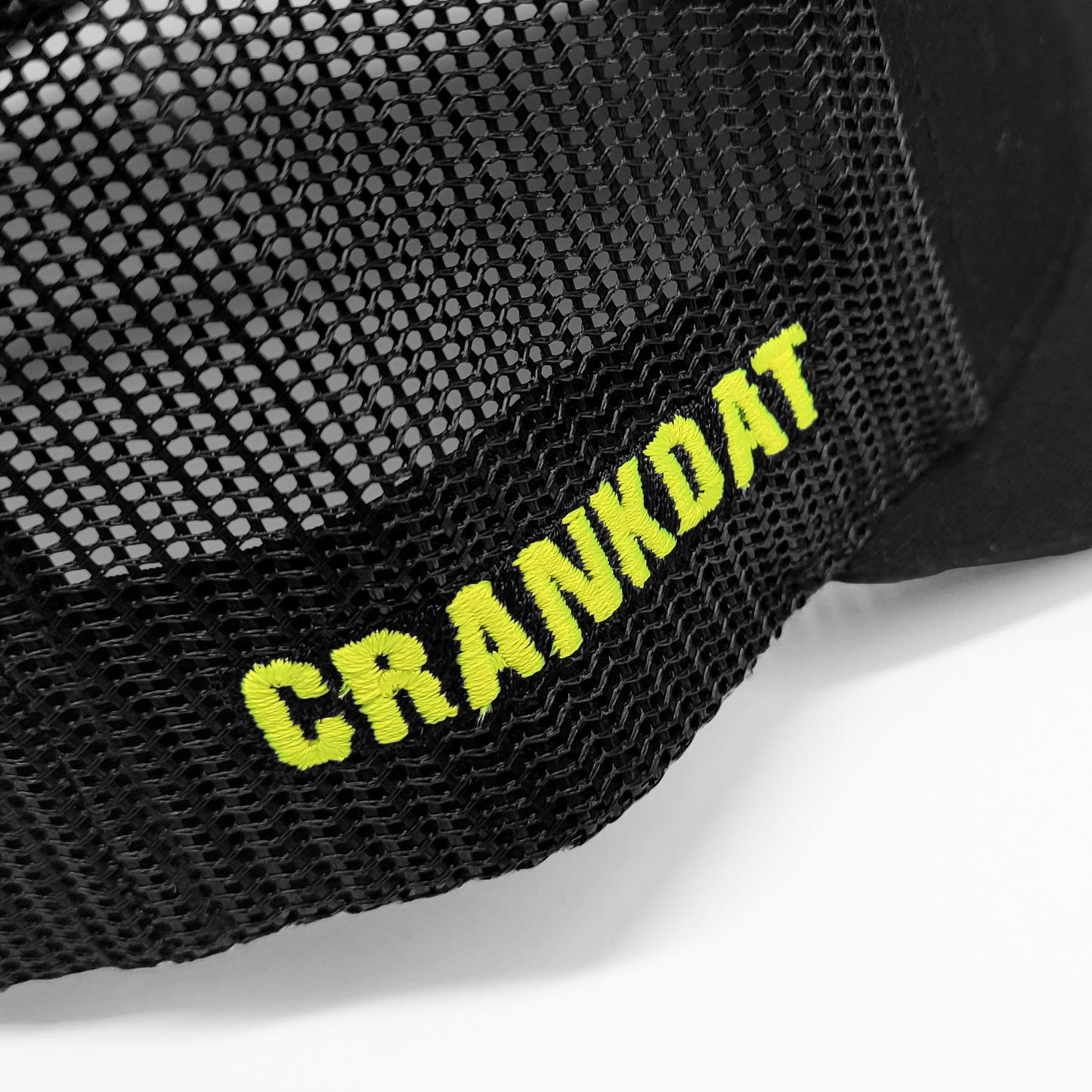 CRANKDAT - Flames Black Trucker Hat