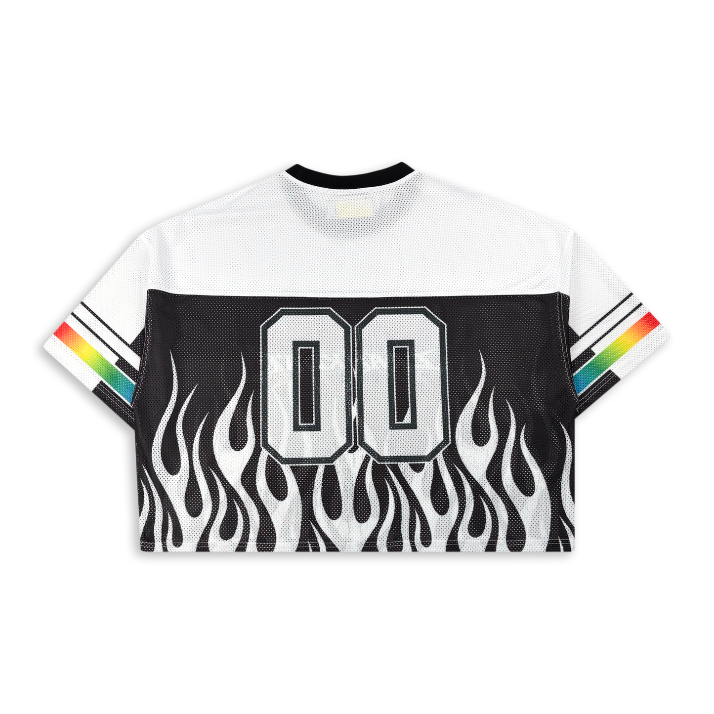 CRANKDAT - Rainbow Mesh Crop Jersey - Unisex (fixed quantity pre order)