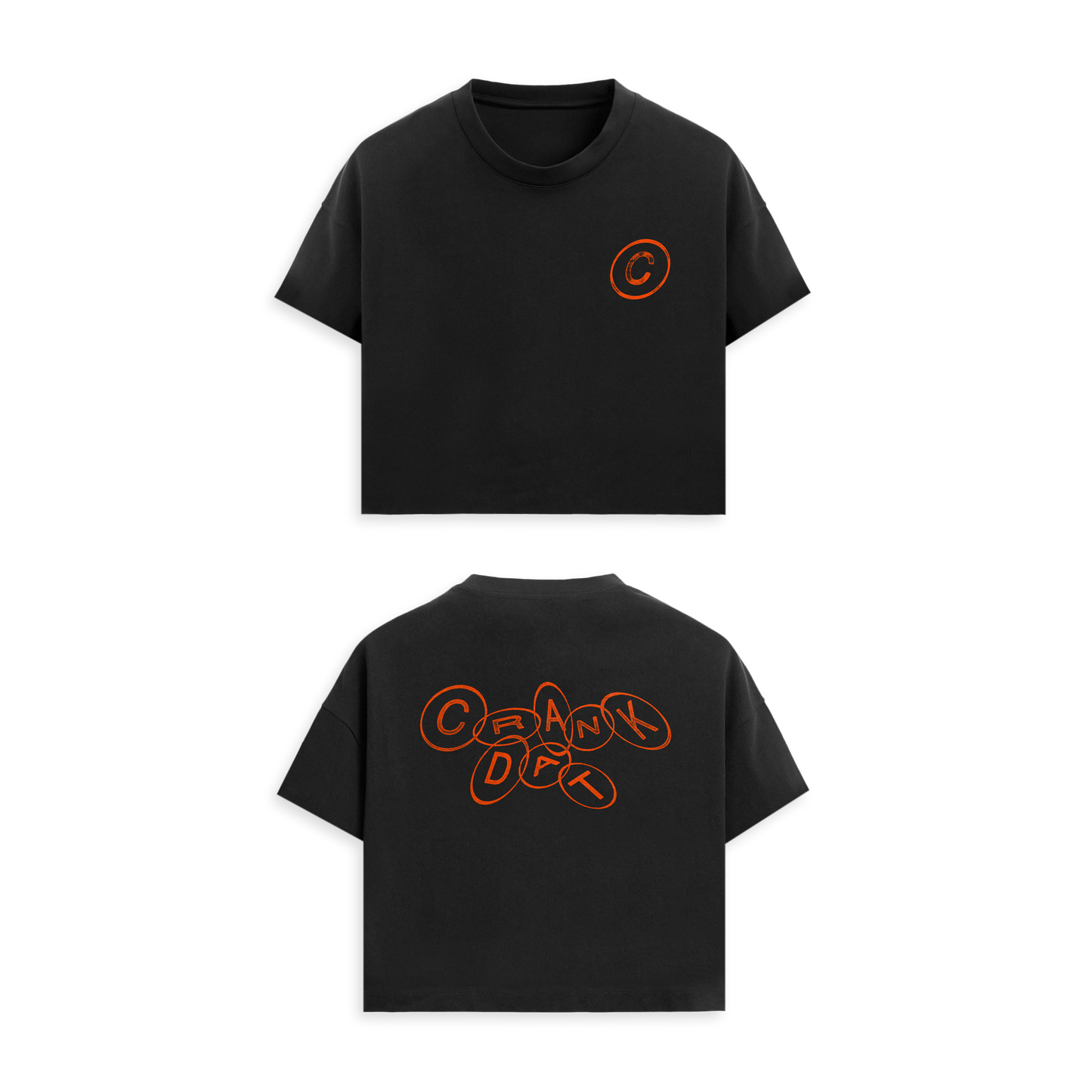 CRANKDAT - Circles Crop Tee - Unisex (fixed quantity pre order)