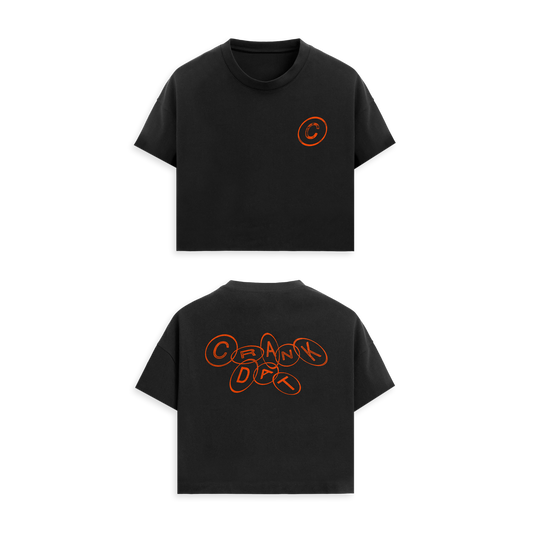 CRANKDAT - Circles Crop Tee - Unisex (fixed quantity pre order)