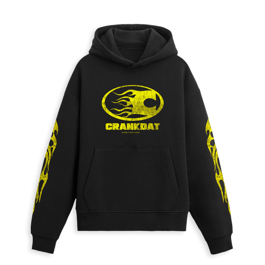 CRANKDAT - Flames Premium Heavyweight Hoodie (pre order)