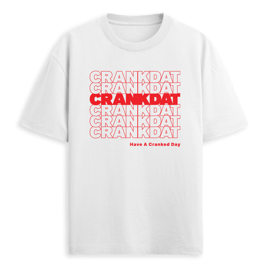 CRANKDAT - Bag Tee - White